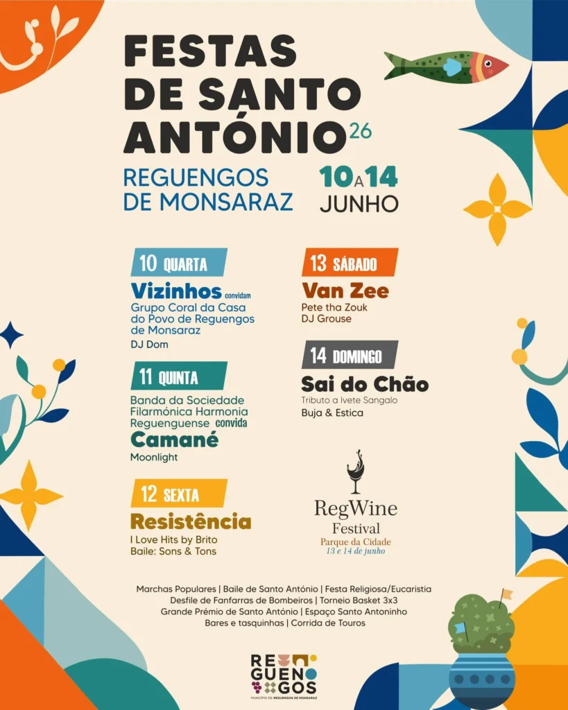 Festas de Reguengos de Monsaraz (Santo António) 2026