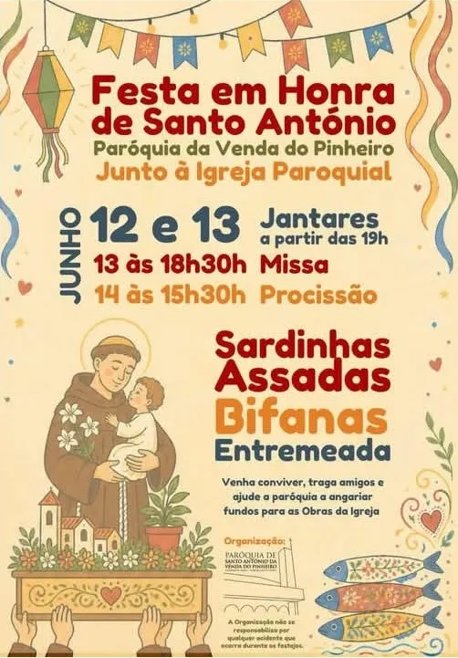 Festas da Venda do Pinheiro (Santo António) 2026