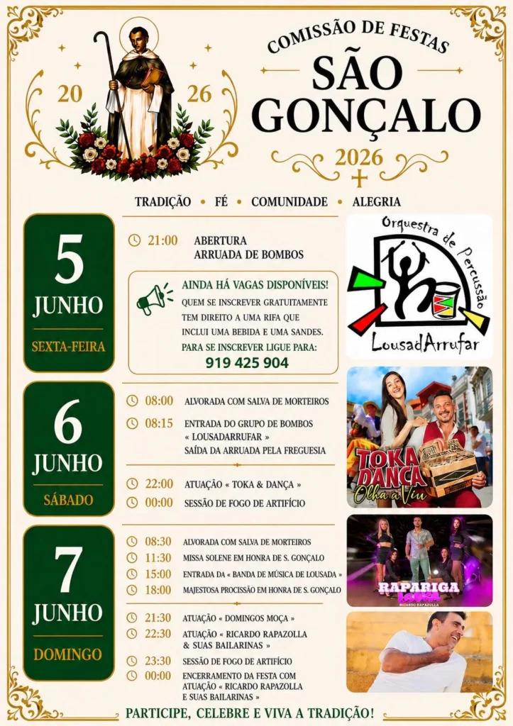 Festas de Macieira (São Gonçalo) 2026