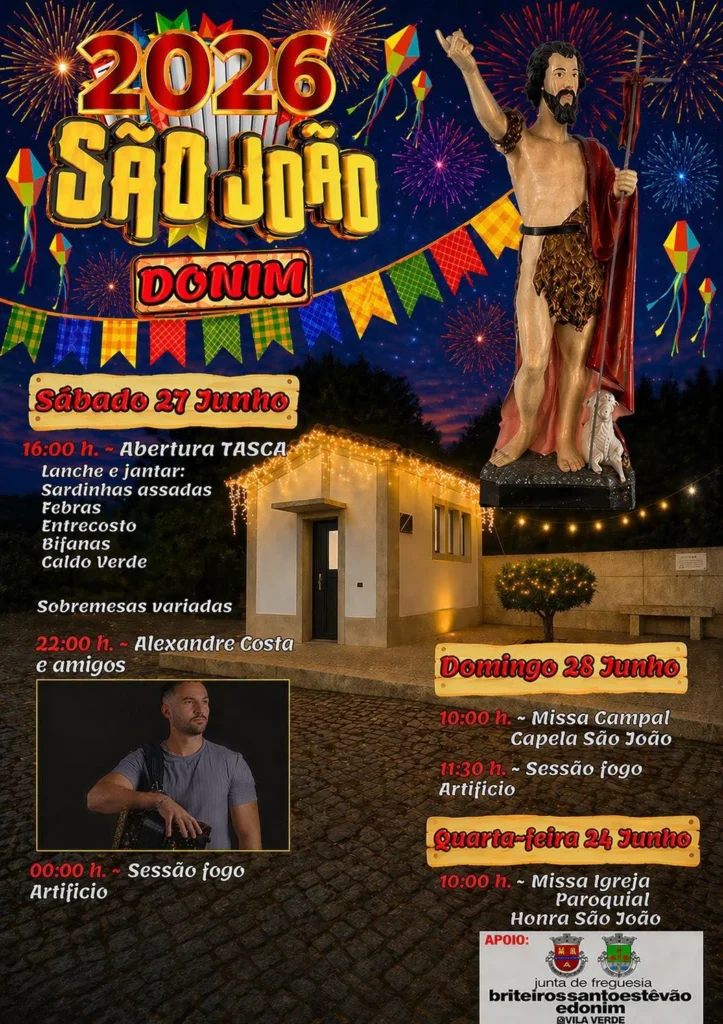 Festas de Donim (São João) 2026