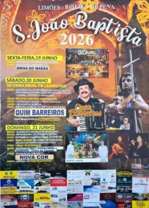 Festas de Limões, Ribeira de Pena (São João) 2026