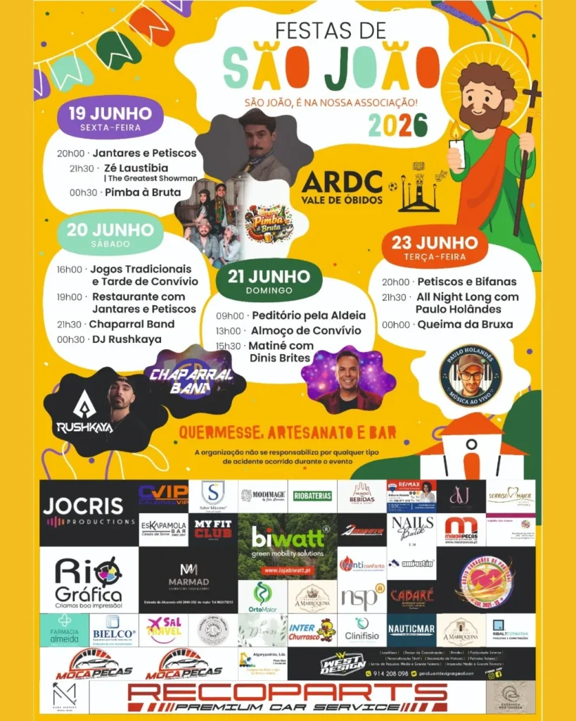 Festas de Vale de Óbidos (São João) 2026