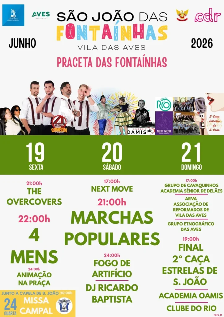 Festas da Vila das Aves (São João) 2026