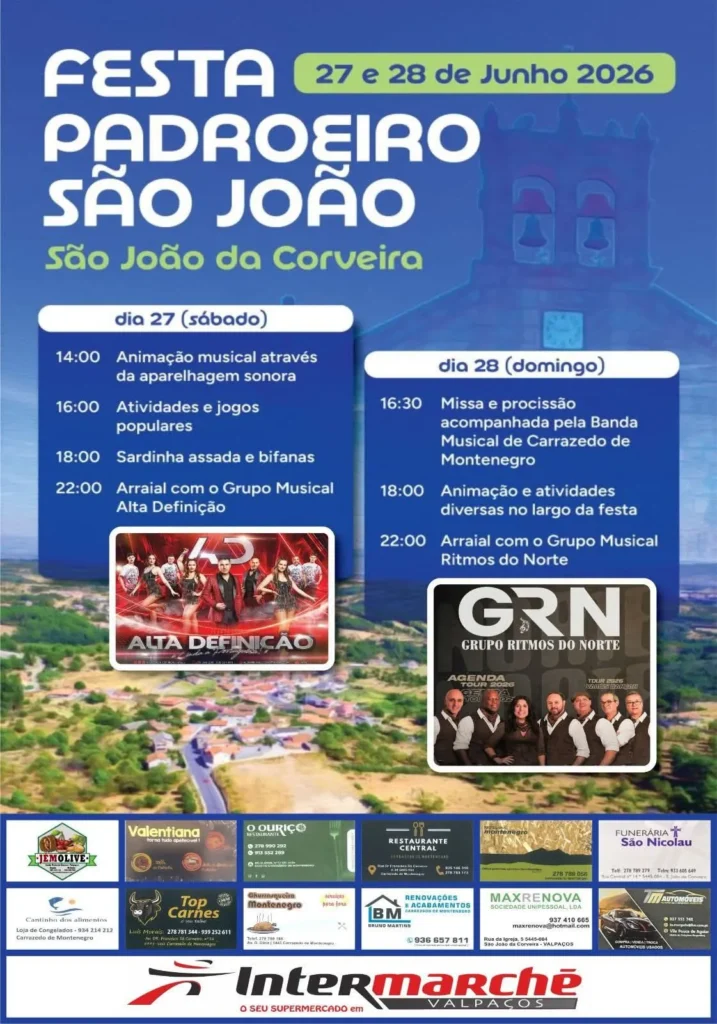 Festas de São João da Corveira 2026