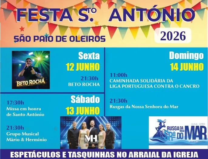 Festas de São Paio de Oleiros (Santo António) 2026