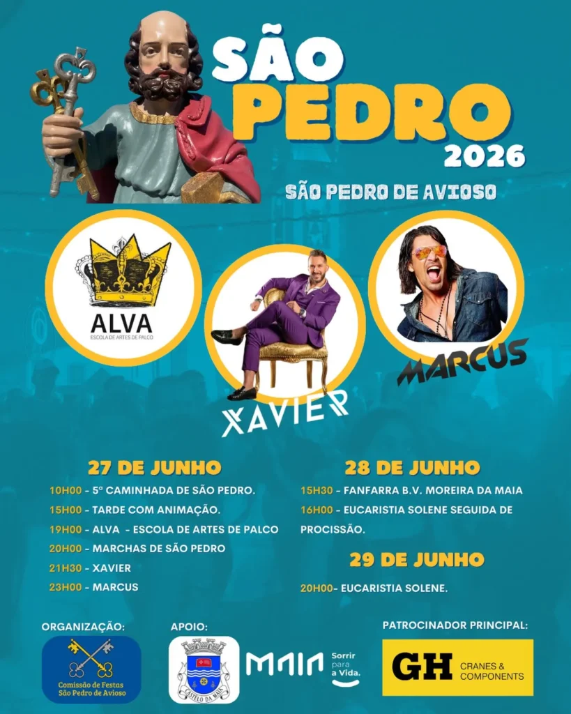 Festas de São Pedro de Avioso 2026