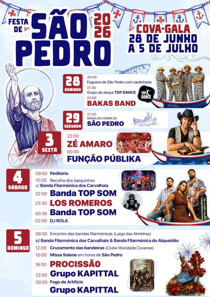 Festas de Cova-Gala (São Pedro) 2026