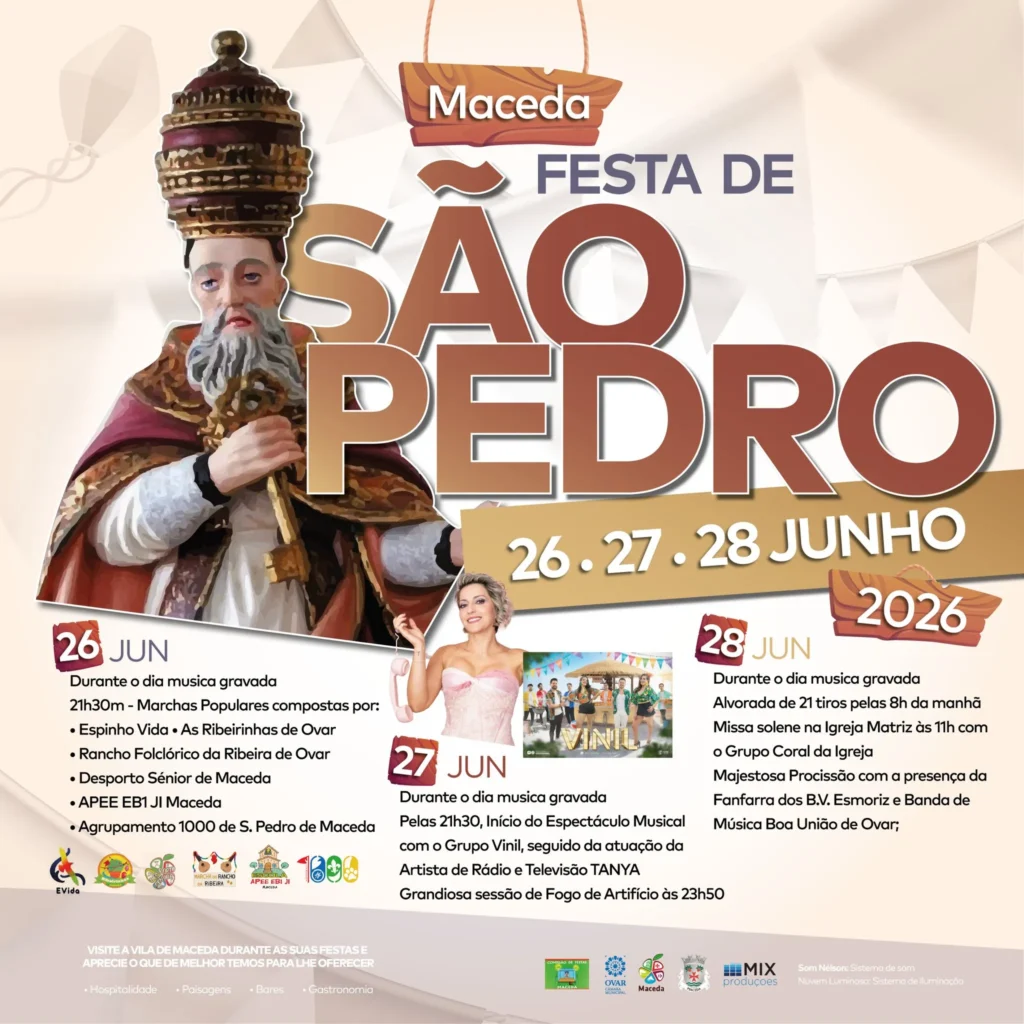 Festas de Maceda, Ovar (São Pedro) 2026