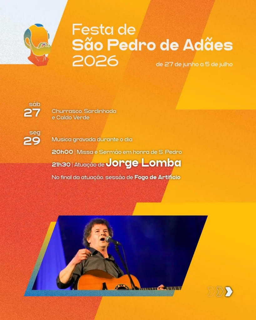 Festas de Adães (São Pedro) 2026