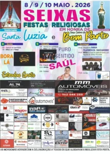 Festas de Seixas, Oliveira do Hospital (Santa Luzia) 2026