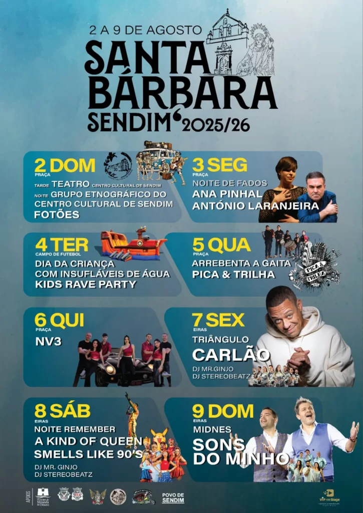 Festas de Sendim (Santa Bárbara) 2026