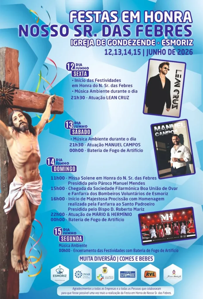 Festas de Esmoriz (Senhor das Febres) 2026