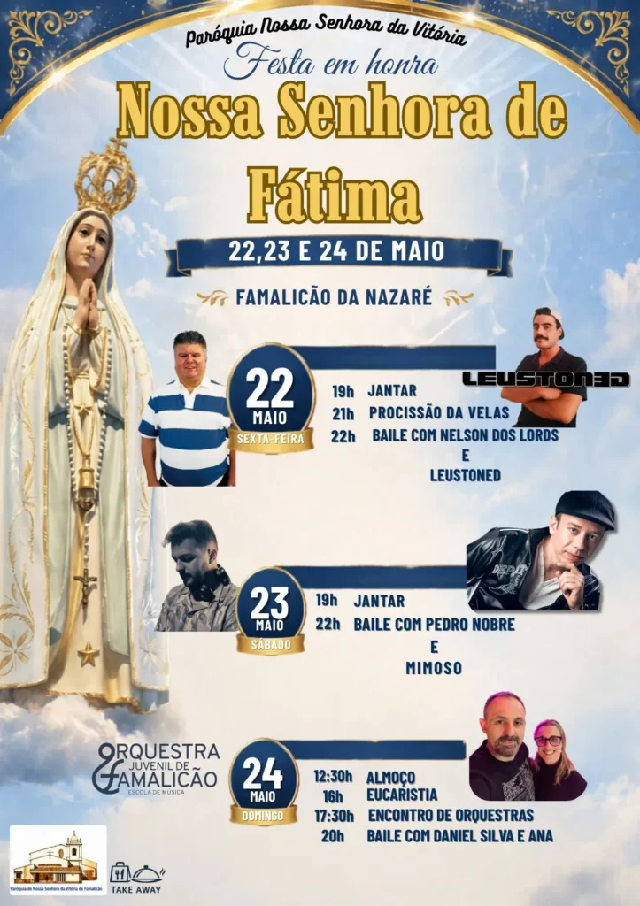 Festas de Famalicão da Nazaré (Senhora de Fátima) 2026