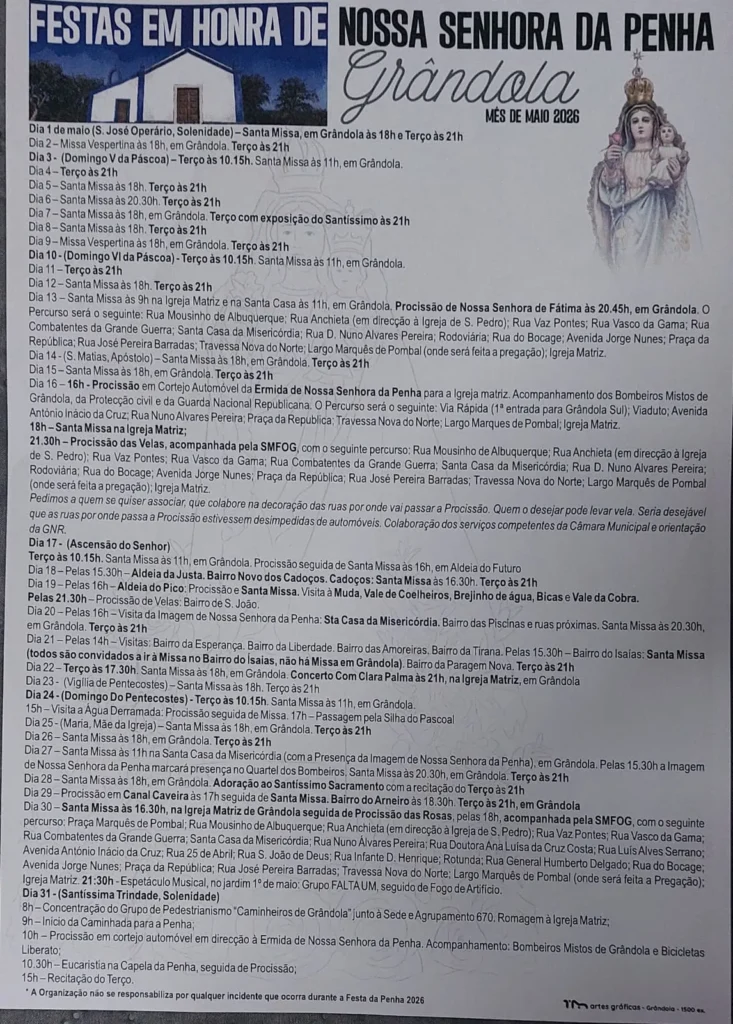 Festas de Grândola (Senhora da Pena) 2026
