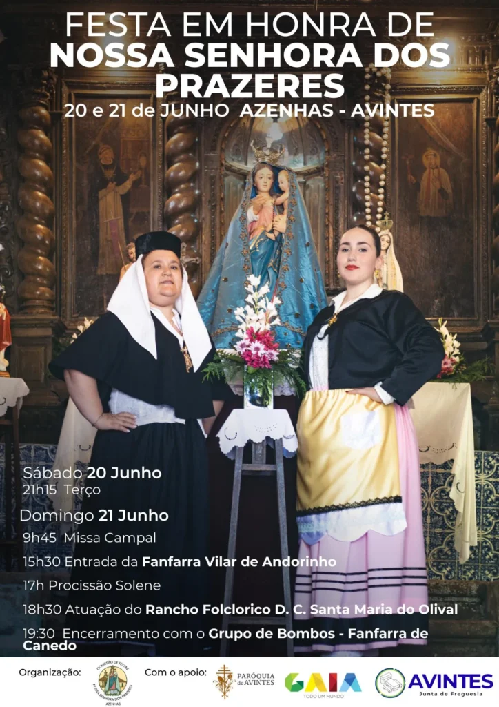 Festas de Avintes (Senhora dos Prazeres) 2026
