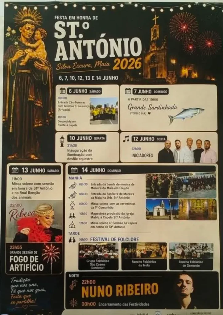 Festas de Silva Escura (Santo António) 2026
