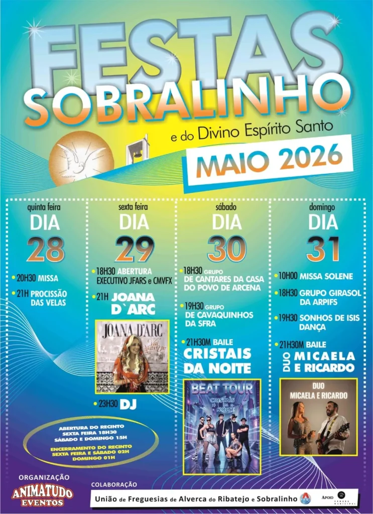 Festas do Sobralinho (Divino Espírito Santo) 2026