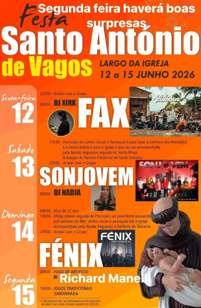 Festas de Vagos (Santo António) 2026