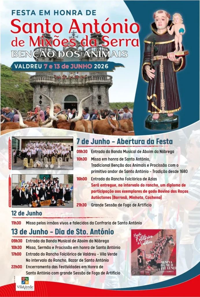 Festas de Valdreu (Santo António) 2026
