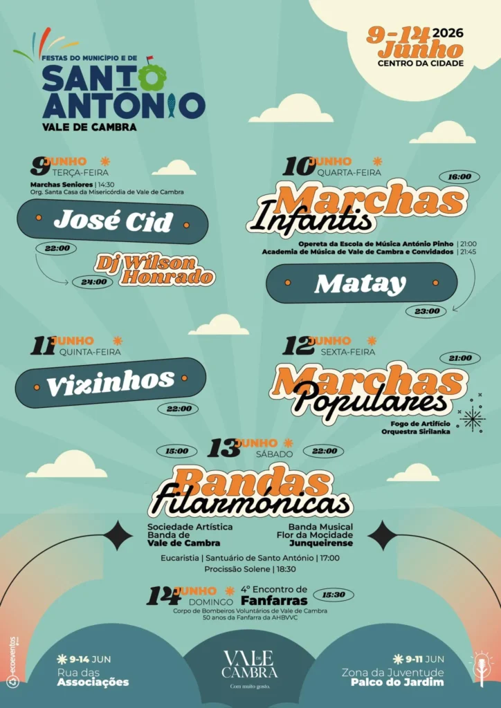 Festas de Vale de Cambra (Santo António) 2026