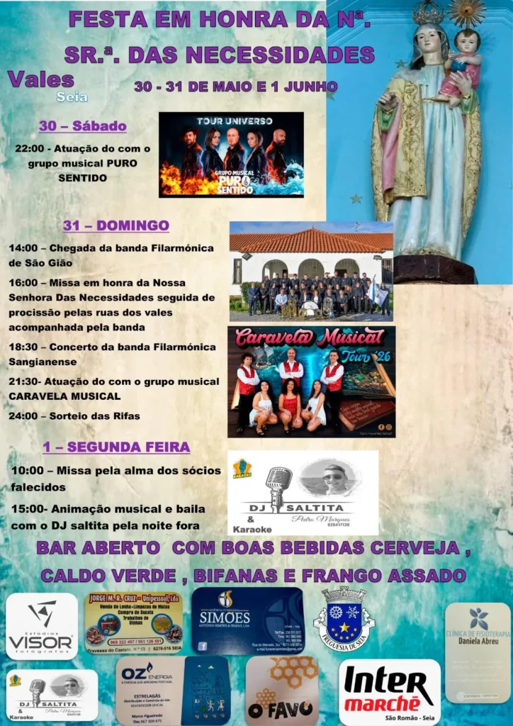 Festas de Vales, Seia (Senhora das Necessidades) 2026