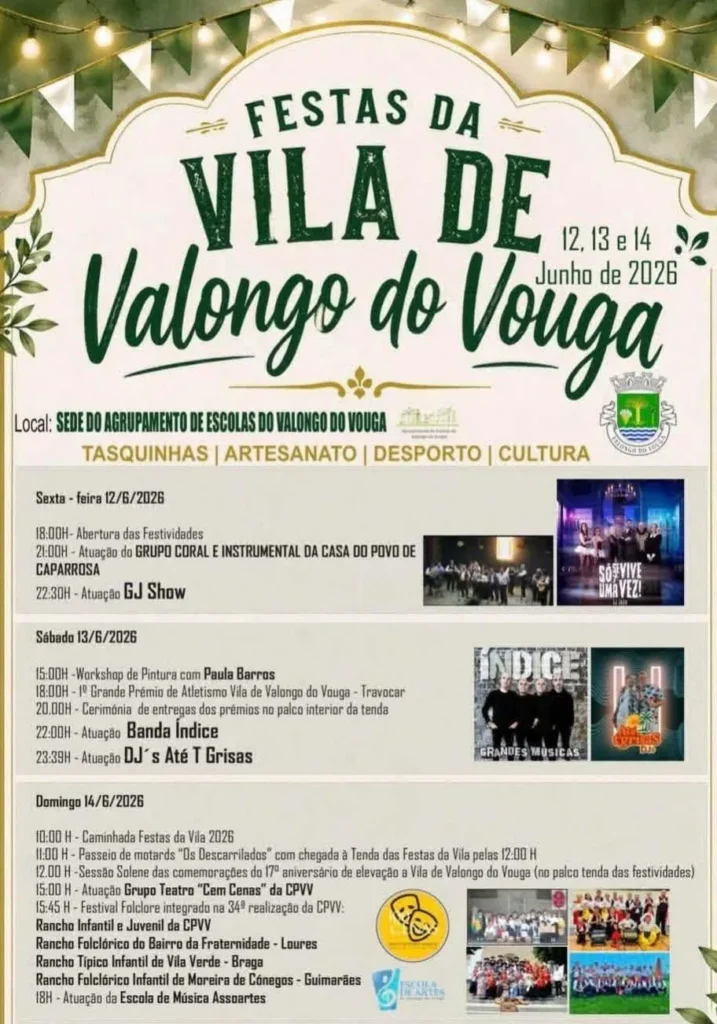 Festas de Valongo do Vouga 2026