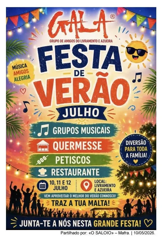 Festas de Livramento, Azueira 2026