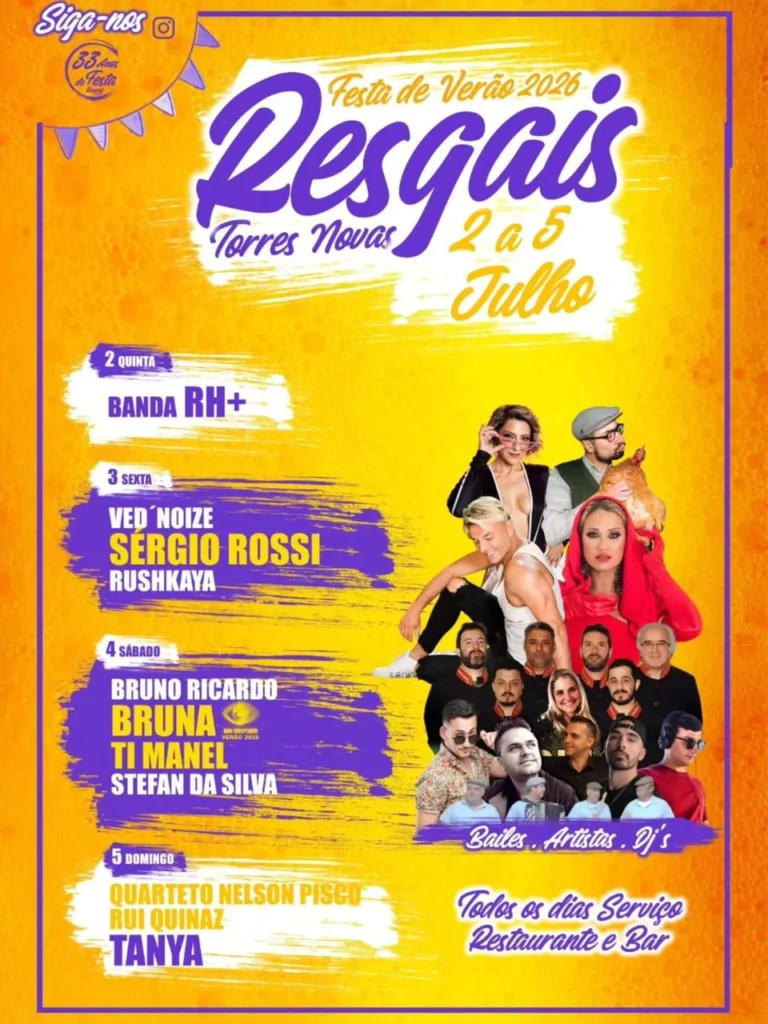 Festas de Resgais, Torres Novas 2026
