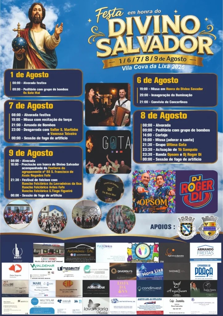 Festas de Vila Cova da Lixa (Divino Salvador) 2026