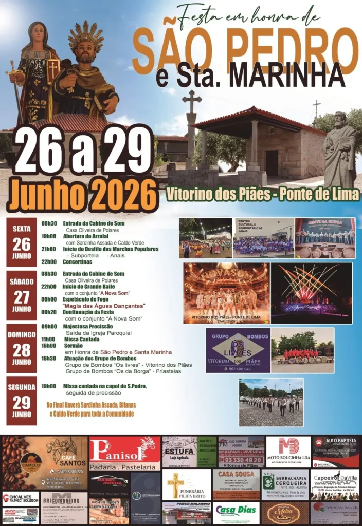 Festas de Vitorino dos Piães (São Pedro) 2026