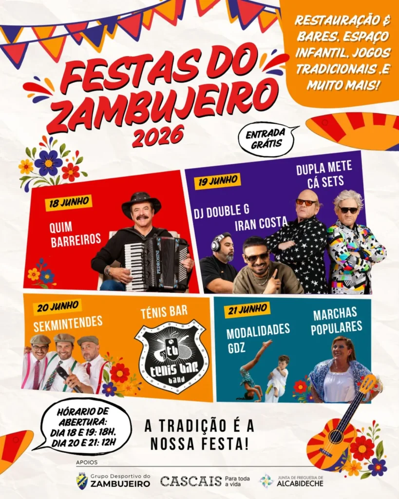 Festas do Zambujeiro 2026 em Alcabideche