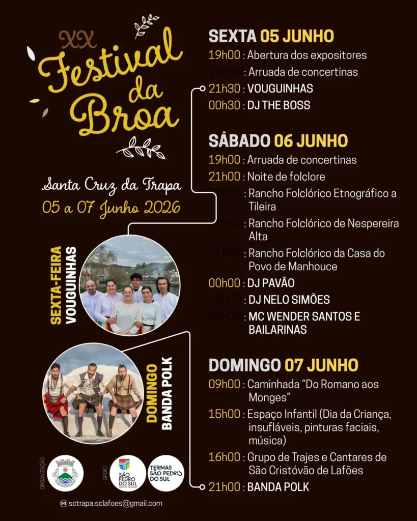 Festival da Broa 2026 em São Pedro do Sul