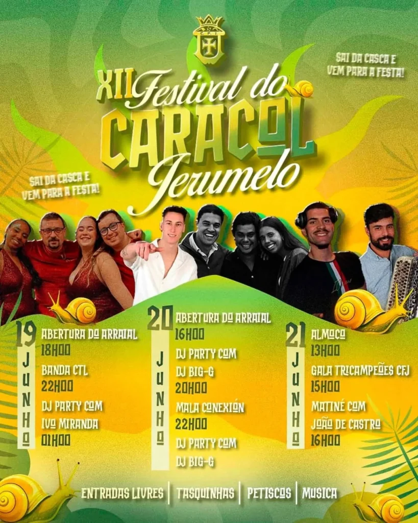 Festival do Caracol 2026 em Jerumelo