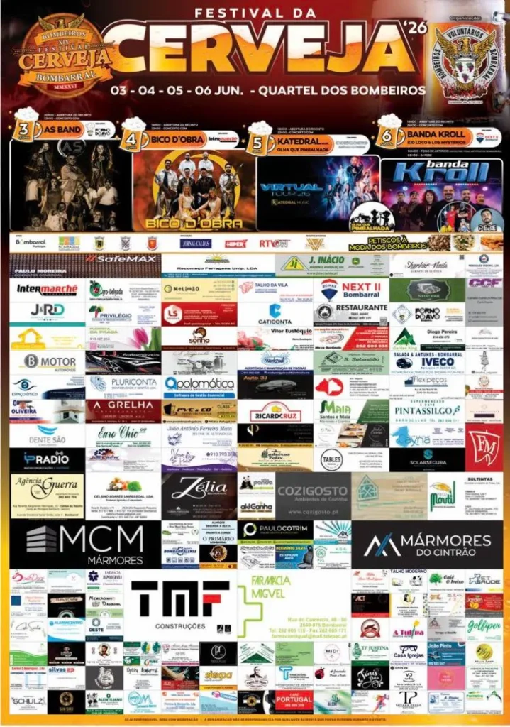 Festival da Cerveja 2026 em Bombarral