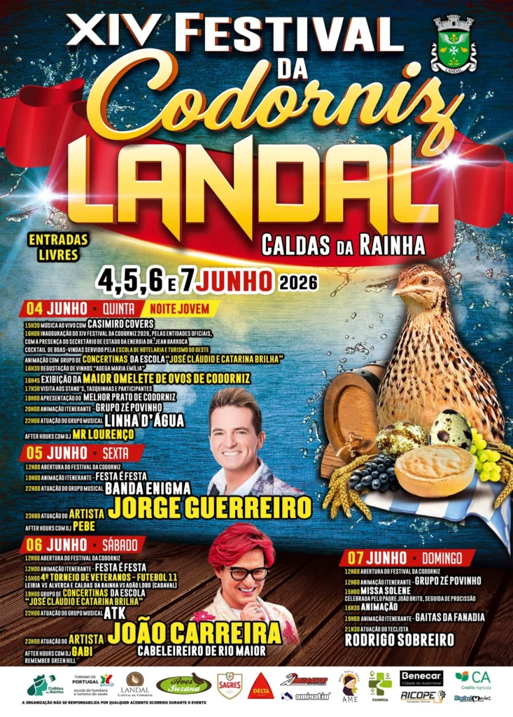 Festival da Codorniz 2026 em Landal