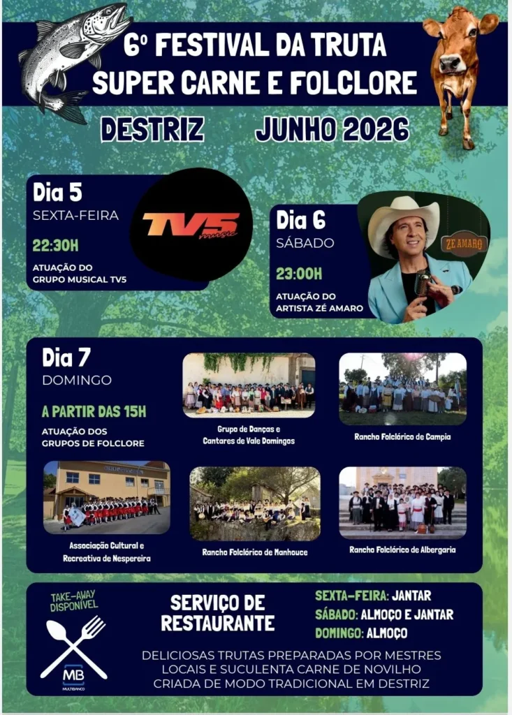 Festival da Truta 2026 em Destriz