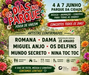 Os Dias no Parque 2026 em Póvoa de Varzim