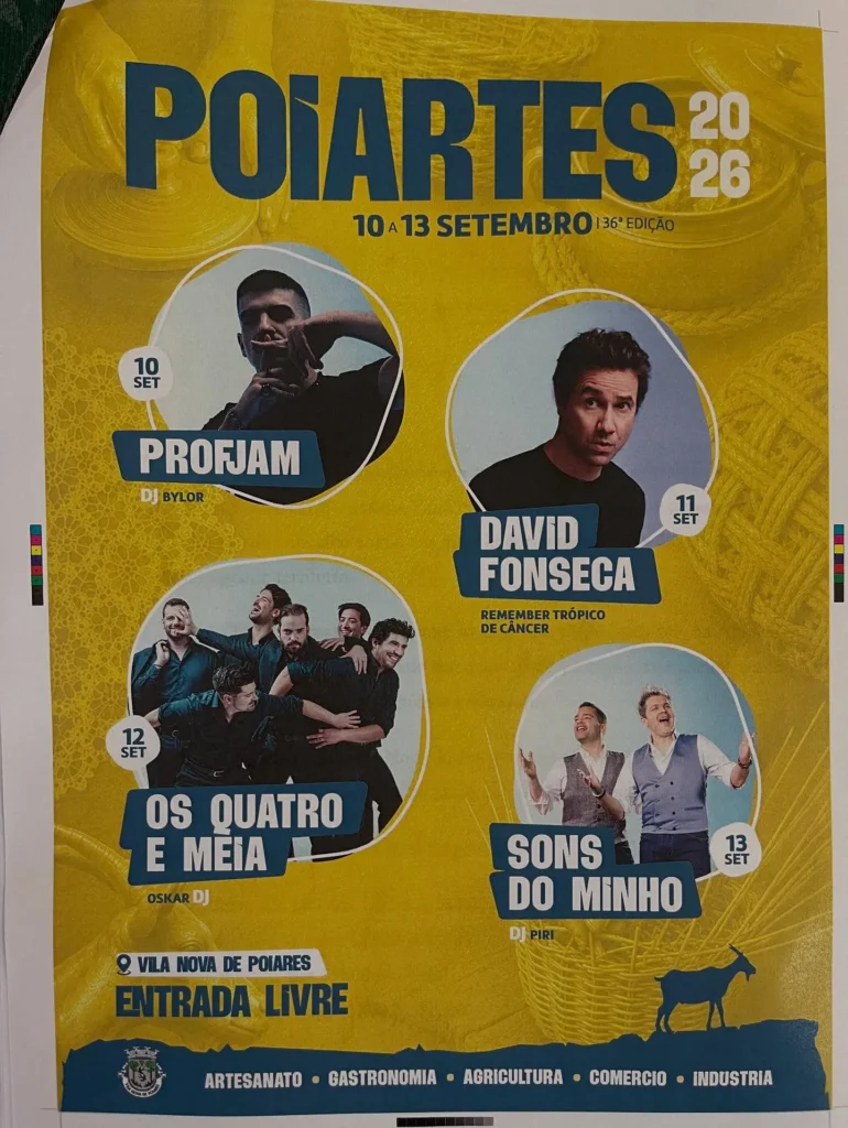 Poiartes 2026 em Vila Nova de Poiares