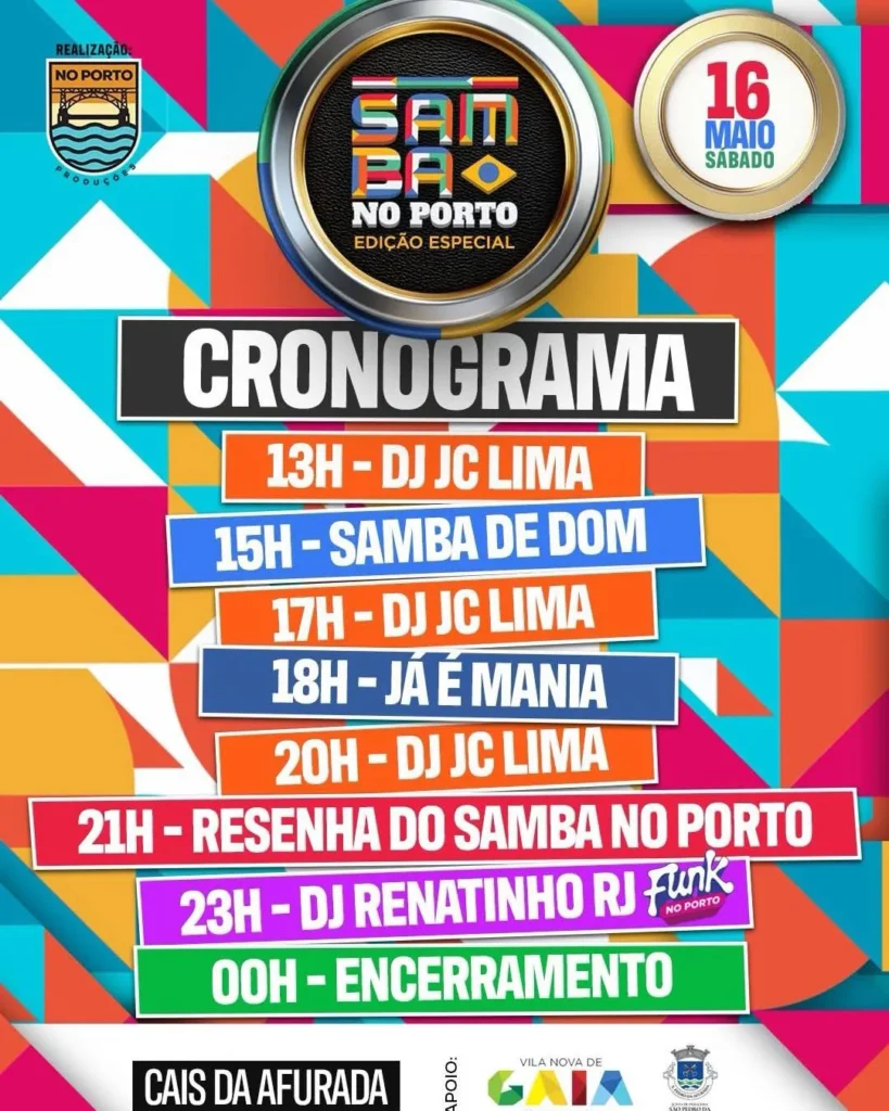 Samba no Porto 2026 em Afurada