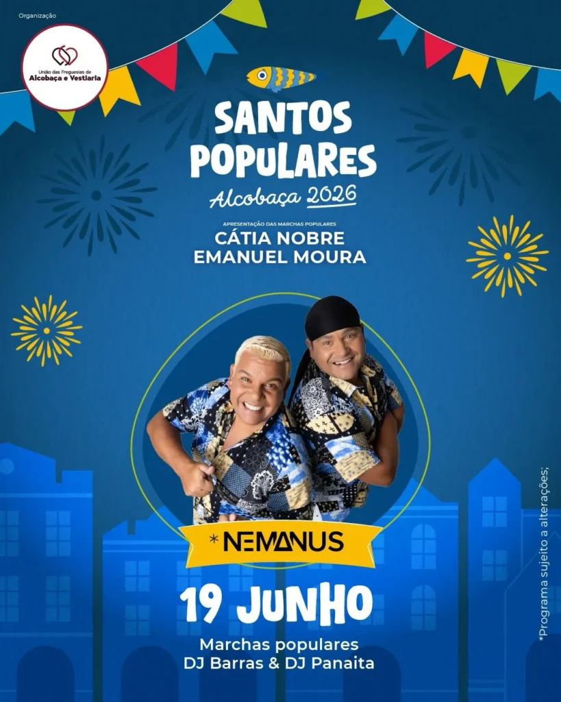 Santos Populares de Alcobaça 2026