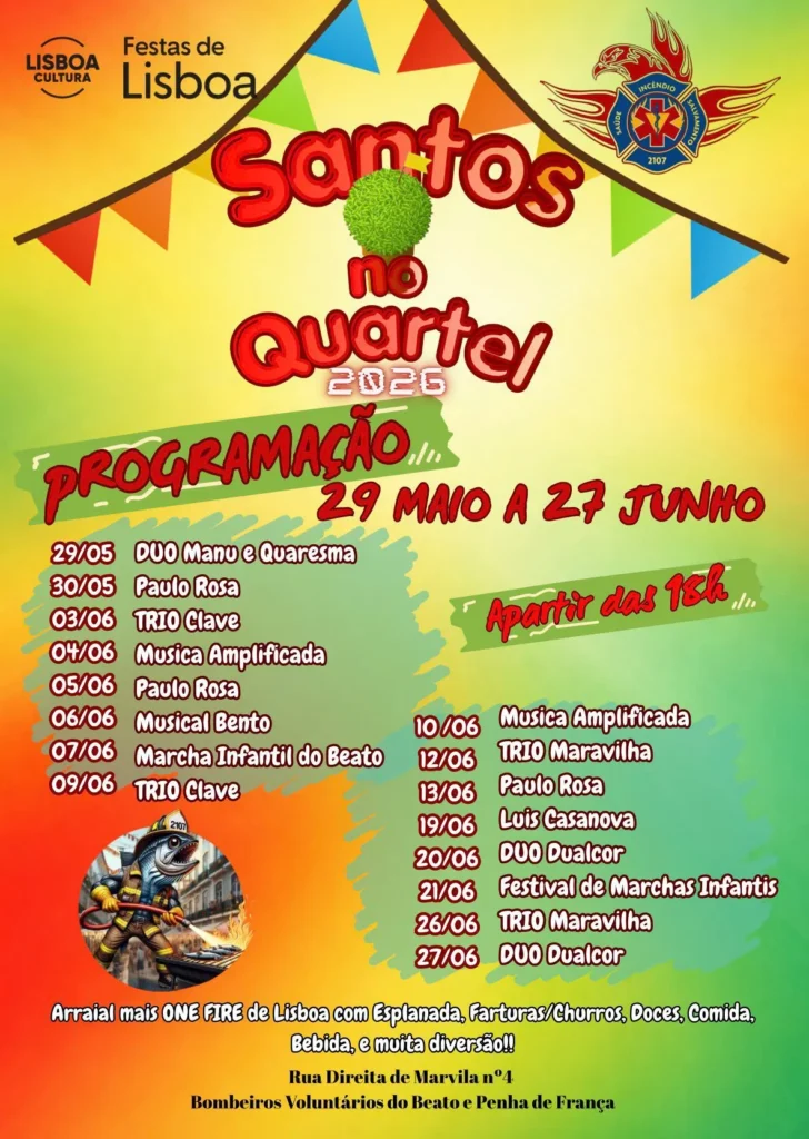 Santos Populares do Beato, Lisboa 2026