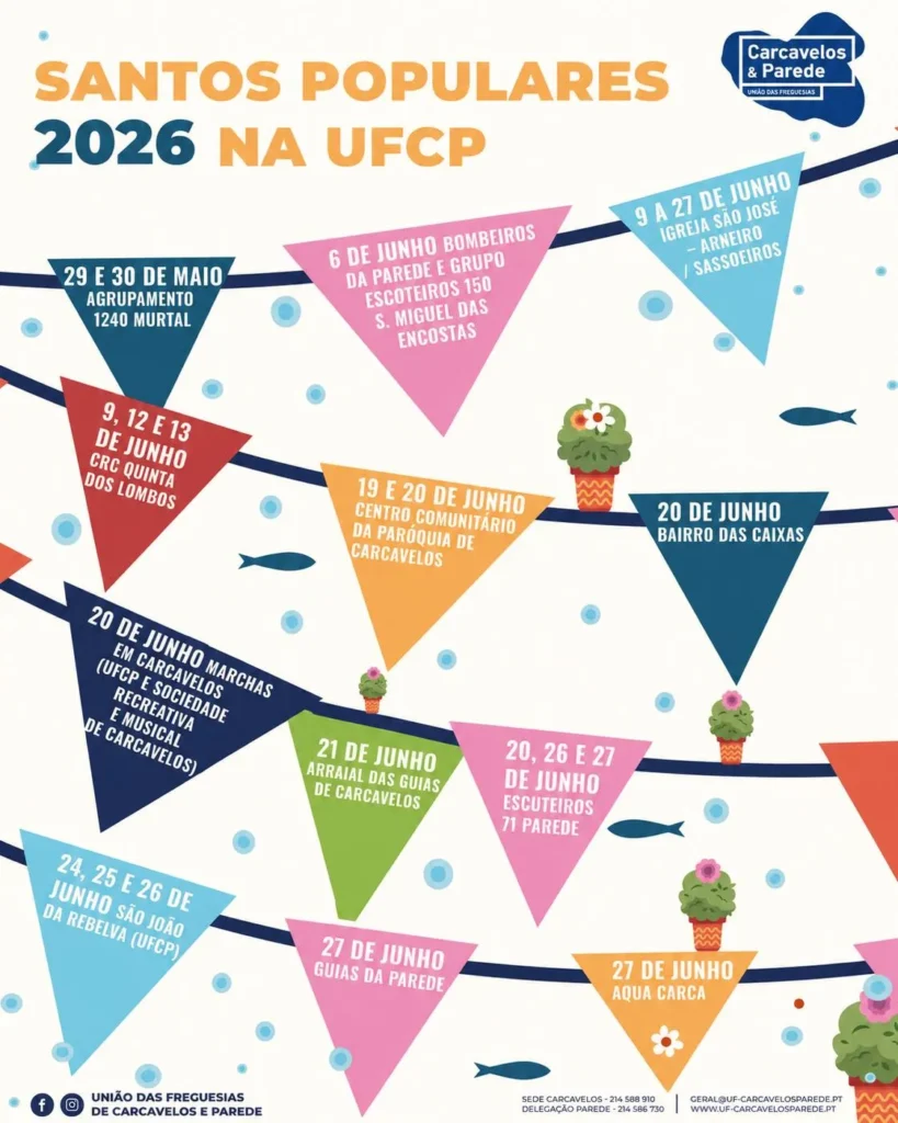 Santos Populares de Carcavelos e Paredes 2026