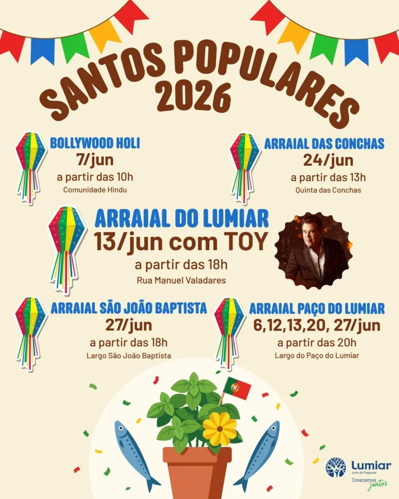 Santos Populares de Lumiar 2026