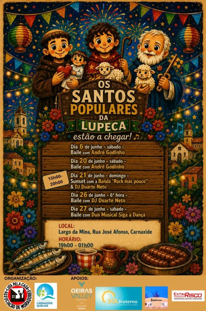 Santos Populares da Lupeca, Oeiras 2026