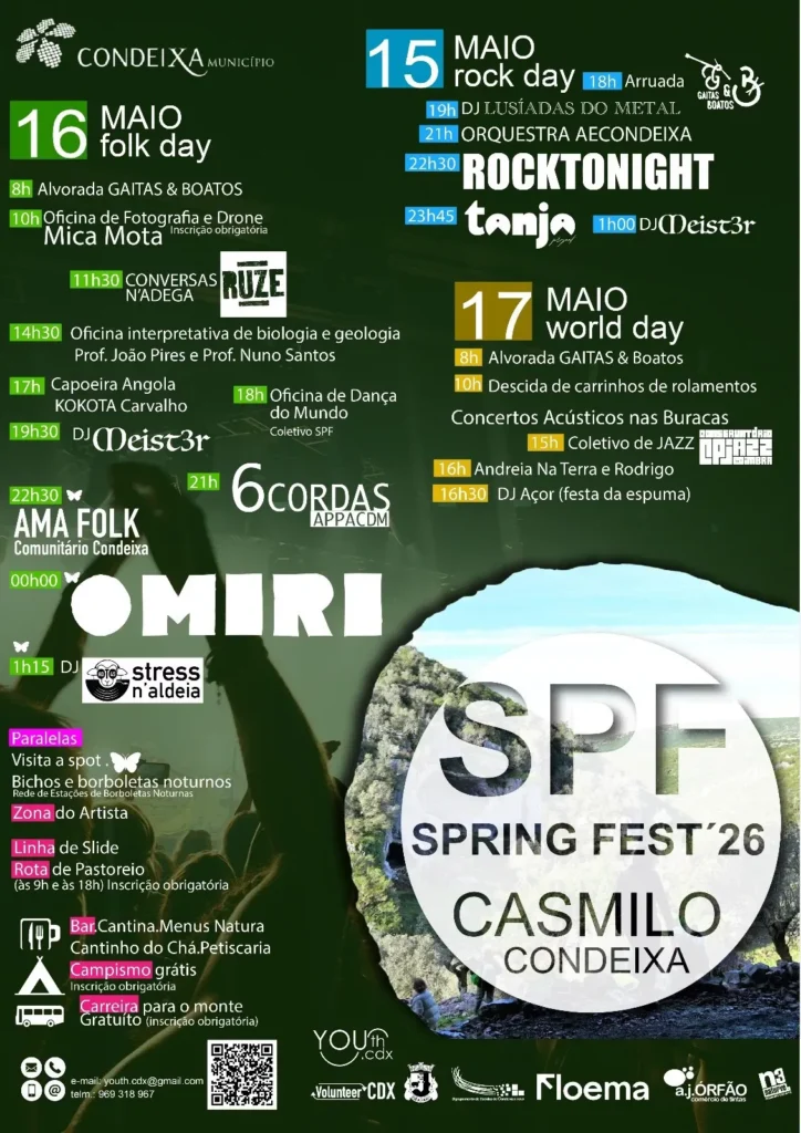 Festas de Casmilo, Condeixa (Spring Fest) 2026