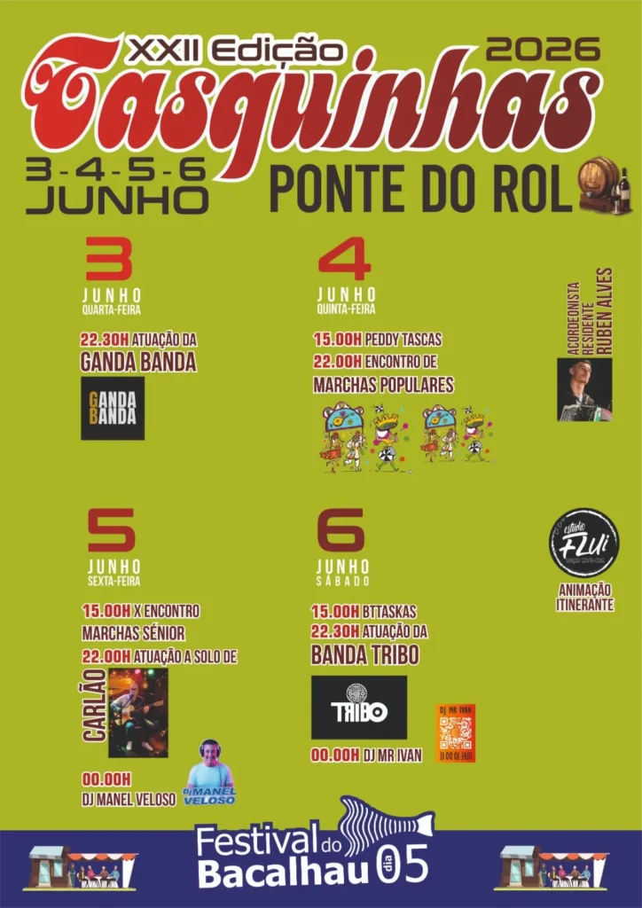 Tasquinhas de Ponte de Rol 2026