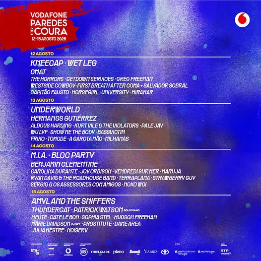 Vodafone Paredes de Coura 2026