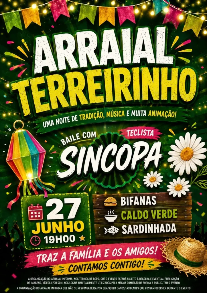 Arraial do Terreirinho 2026 em Góis