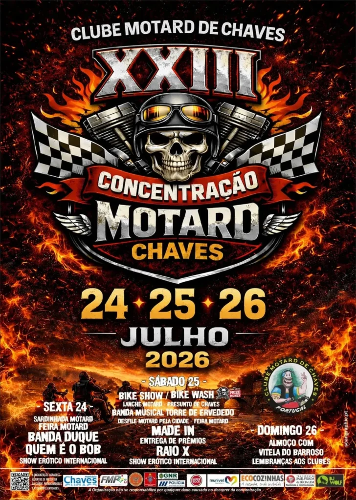 Concentração Motard de Chaves 2026