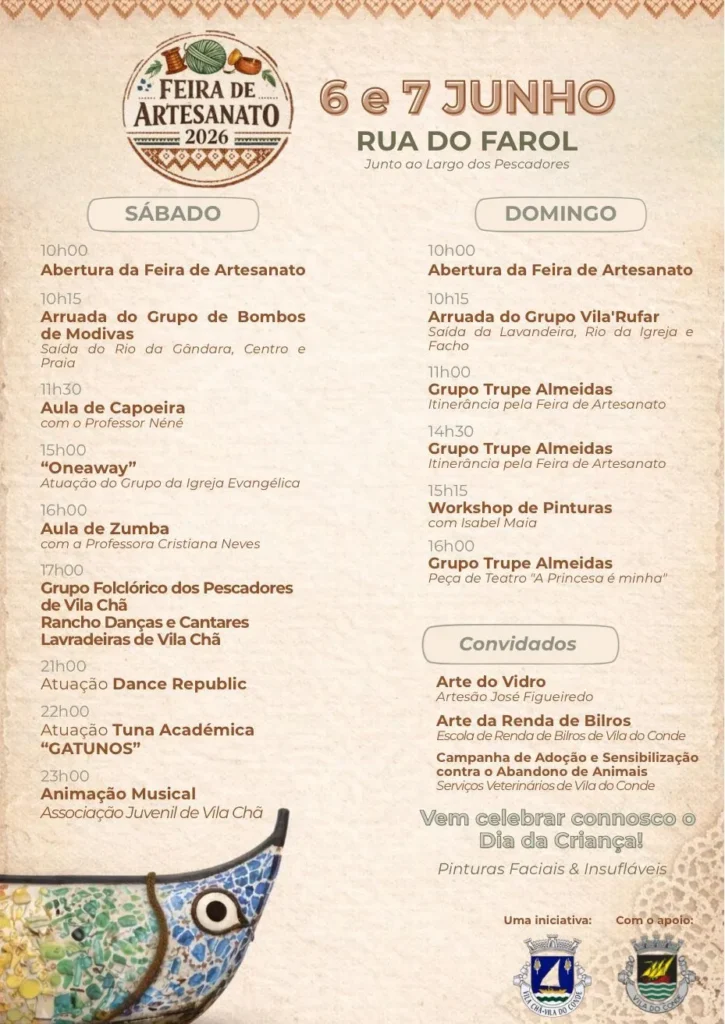 Feira do Artesanato de Vila do Conde 2026
